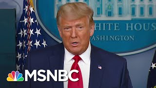 Trump Touts Stock Market Numbers After Dow Hits 30000 Amid Vaccine Transition News  MSNBC [upl. by Ballard]