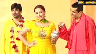 Best of Zafri Khan and Nargis With Sajan Abbas Old Stage Drama Comedy Clip  Pk Mast [upl. by Okikuy]