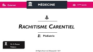 Rachitisme Carentiel [upl. by Naasar]