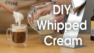 DIY whipped cream in 60 seconds [upl. by Thevenot282]