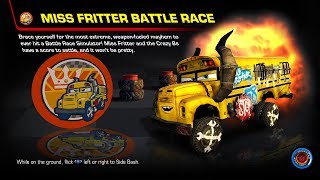 Cars 3 Driven to Win  Miss Fritter Battle Race Master Level Event  PS4 Gameplay [upl. by Aronow]