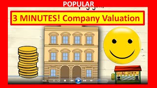 🔴 3 Minutes How to Value a Company for Company Valuation and How to Value a Business [upl. by Attenrad76]