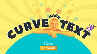 How to CURVE TEXT in Canva [upl. by Notaes822]