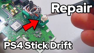 How to Repair Dualshock 4 Analog Stick Input  PS4 Stick Drift [upl. by Dlanar]