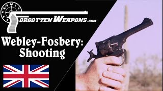 Shooting the WebleyFosbery Automatic Revolver  Including Safety PSA [upl. by Atteras]