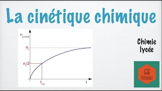 Les bases de la cinétique chimique [upl. by Eadith]