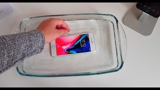 iPhone 8 waterproof test  Phone Review  giffgaff [upl. by Fredi]