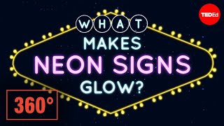 What makes neon signs glow A 360° animation  Michael Lipman [upl. by Wyndham3]