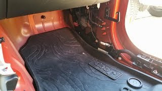 Wrangler JL  JT front kick panel removal for LineX [upl. by Justin]