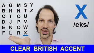 How To Pronounce The English Alphabet BRITISH PRONUNCIATION [upl. by Nnyla]