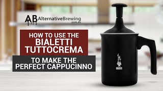 How to Use the Bialetti Tuttocrema Milk Frother [upl. by Nahsin]