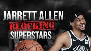 Jarrett Allen blocking NBA superstars  LeBron Giannis and more [upl. by Lamson]