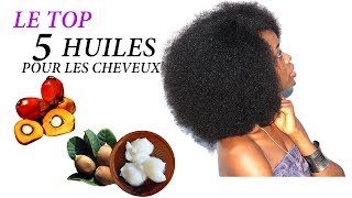 Les 5 Meilleures Huiles Qui Pénètrent les Cheveux Secs [upl. by Rialcnis]