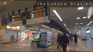 東武東上線 池袋駅構内Tobu Line Ikebukuro Station【4K HDR】 [upl. by Shane571]