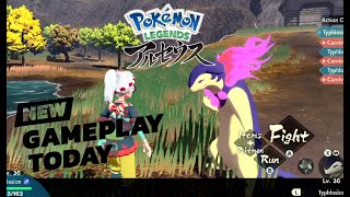 HISUIAN TYPHLOSION EVOLUTION  Pokemon Legends Arceus Gameplay [upl. by Rabbaj76]