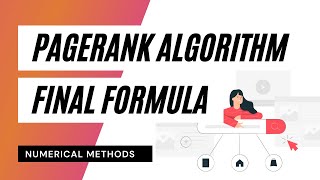 PageRank Algorithm  Final Formula [upl. by Gulick]