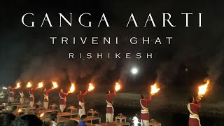 Ganga Aarti at Triveni Ghat Rishikesh Full Video amp Clear Audio 🇮🇳 [upl. by Shriver]