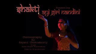 Ayi giri nandini  Sayani Chakraborty choreography [upl. by Acinelav]