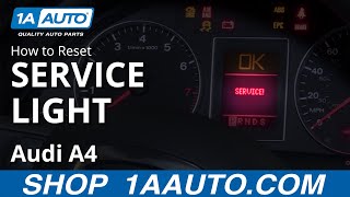 How to Reset Service Light 0409 Audi A4 [upl. by Wickman423]