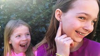 Addy Gets Her Ears Pierced [upl. by Hawkie]