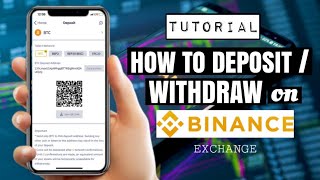 How to DEPOSIT or WITHDRAW on BINANCE EXCHANGE  Crypto App Tutorial [upl. by Odnalref893]