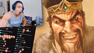 Tyler1 Reacts to Awaken Draven Included  League of Legends Cinematic [upl. by Marthena]