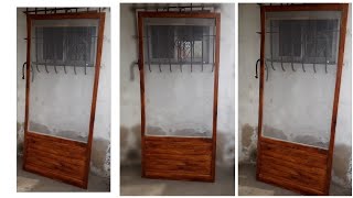 Como hacer una PUERTA mosquitera DE MADERA [upl. by Arline863]