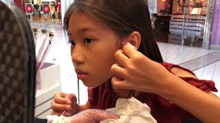 Ear Piercing at Claires [upl. by Jahdiel186]