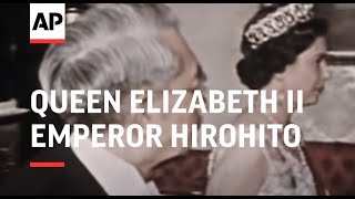 Queen Meets Emperor Hirohito In London [upl. by Lawrence274]