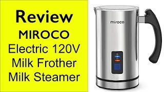 Review Miroco Milk Frother  How to make froth milk at home [upl. by Cicely]