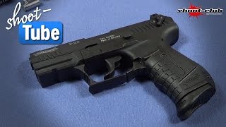 Walther P22 Schreckschuss Pistole  shootclub Review [upl. by Lehcin]