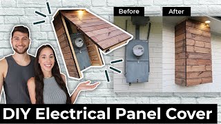 DIY Electrical Panel Cover with a door and lock [upl. by Angeli]