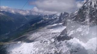 Chamonix to Aiguille du Midi cable car ride [upl. by Eide]