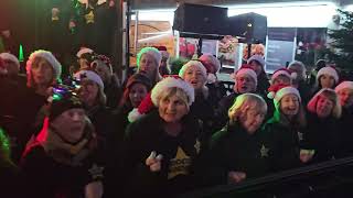 WHAT CHRISTMAS MEANS TO ME Rock Choir at Birkdale Lights Switch On 1st December 2024 [upl. by Bride]