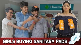 GIRLS BUYING SANITARY PADS  Sibbu Giri [upl. by Ody235]