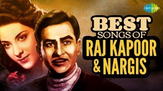 Top 20 songs of Raj Kapoor and Nargis  Pyar Hua Iqrar Hua  Ramaiya Vastavaiya  Yeh Raat Bheegi [upl. by Stearn]