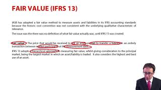 Fair value IFRS 13  ACCA Financial Reporting FR [upl. by Slinkman]