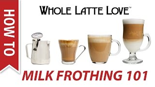 Milk Frothing for Beginners [upl. by Meijer]