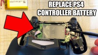 PS4 Controller Battery Replacement [upl. by Etnomal882]