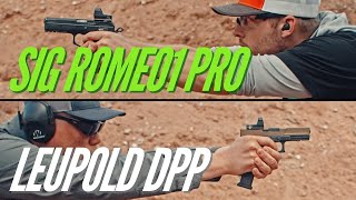 Sig Sauer Romeo1 Pro vs Leupold DeltaPoint Pro Pistol Red Dots Review [upl. by Ppik]