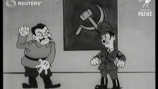 Hitler and Stalin cartoon 1939 [upl. by Essenaj]