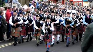 Portrush Pipe Bands Parade 2015 [upl. by Bobseine108]