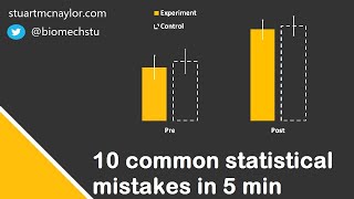 Ten Statistical Mistakes in 5 Min [upl. by Reffotsirk718]