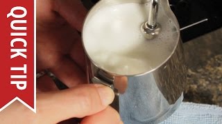 How to AutoFroth Milk for Lattes [upl. by Monia]