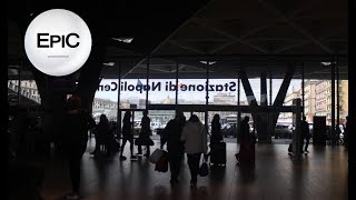 Napoli Centrale Railway Station  Naples Italy HD [upl. by Aylad]