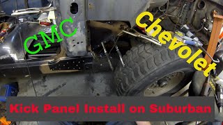 Kick Panel Install on Suburban [upl. by Suired7]