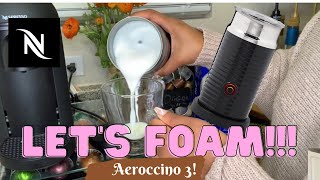 How To Foam Milk With Aeroccino 3 Make Coffee With Foam Tips amp Tricks  Easy Foamed Latte Recipe [upl. by Fowler]