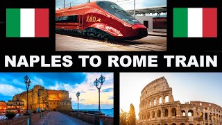 NAPLES TO ROME BY TRAIN  TRENITALIA  WALKTHROUGH TICKETS AND INFORMATION [upl. by Alberto455]