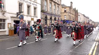 Farewell to Gibraltar by SCOTS Pipes amp Drums and combined Royal Regiment of Scotland bands [upl. by North98]