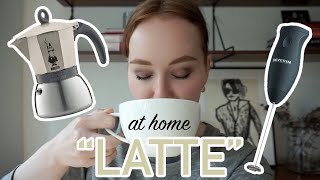 HOW TO MAKE A quotLATTEquot AT HOME moka pot  frother [upl. by Hazeghi]